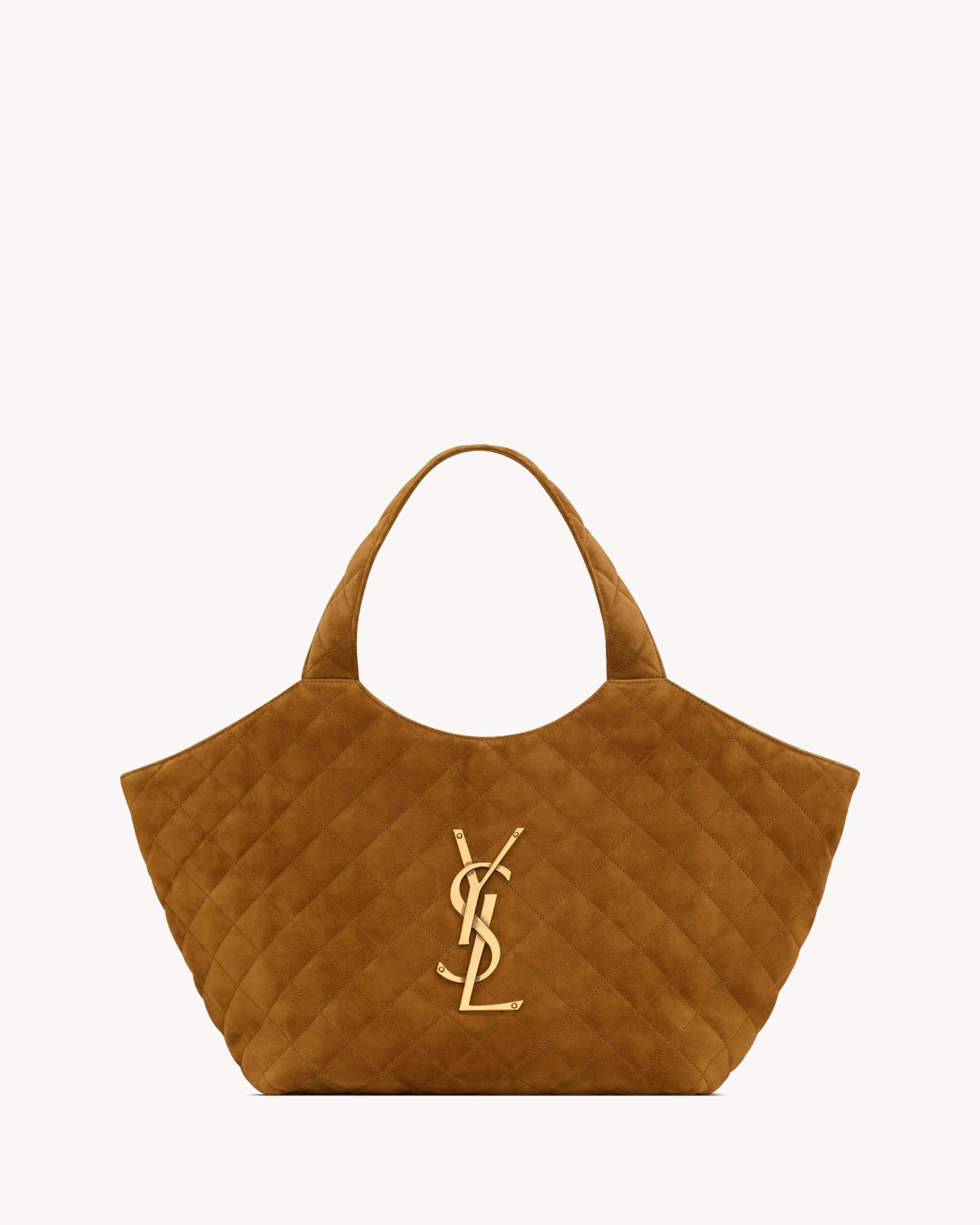 YSL ICARE Medium in quilted suede - Image 1